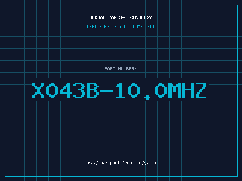 Aviation Part X043B-10.0MHZ