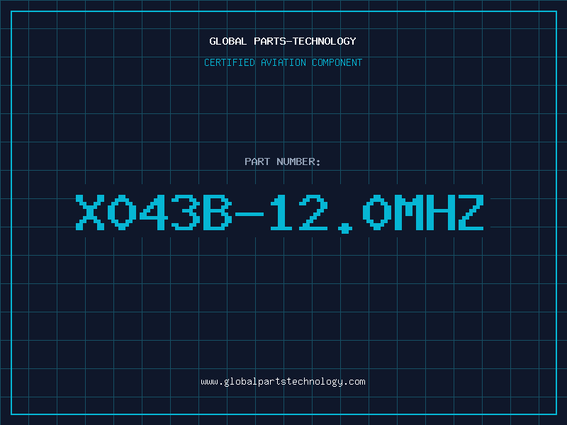 Aviation Part X043B-12.0MHZ