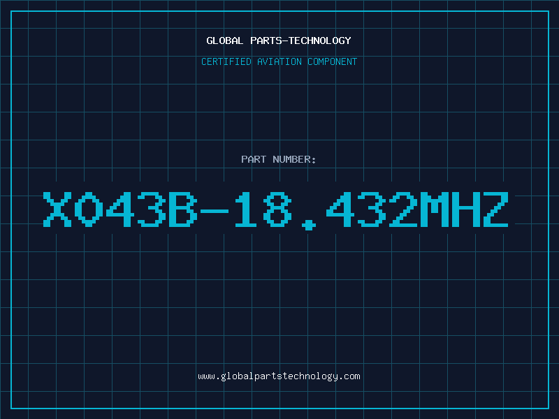 Aviation Part X043B-18.432MHZ