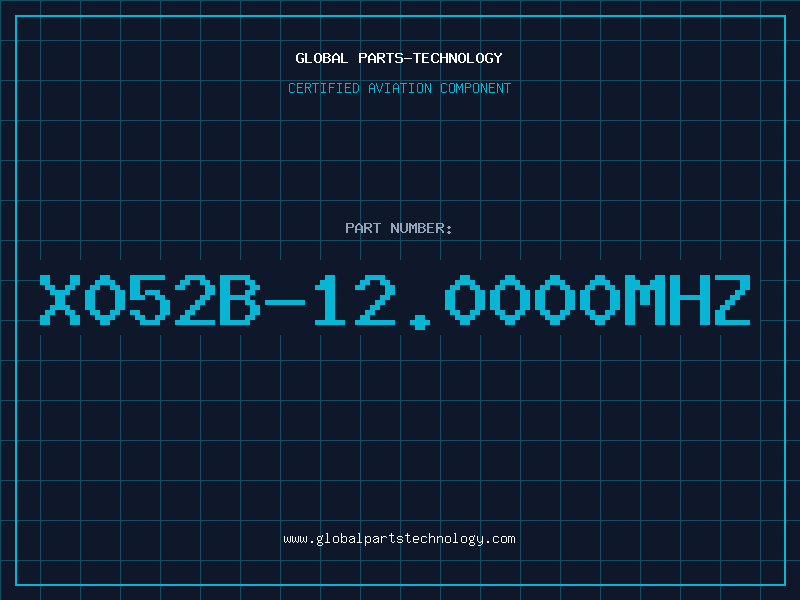 Aviation Part X052B-12.0000MHZ