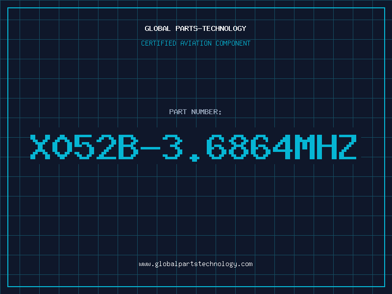 Aviation Part X052B-3.6864MHZ