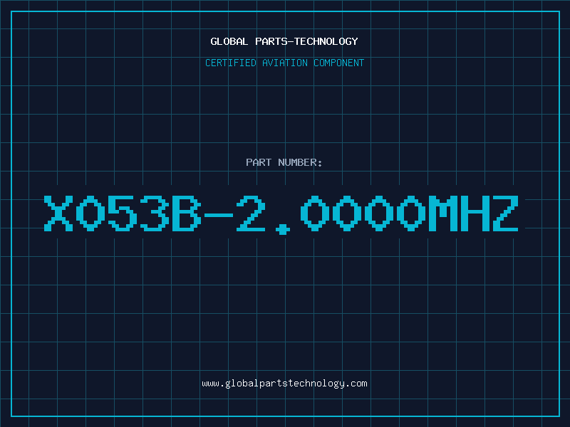 Aviation Part X053B-2.0000MHZ