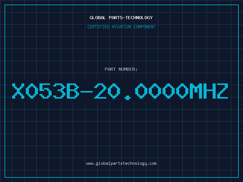 Aviation Part X053B-20.0000MHZ