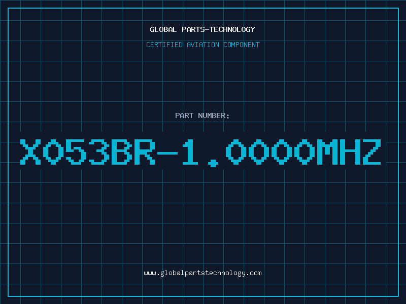 Aviation Part X053BR-1.0000MHZ