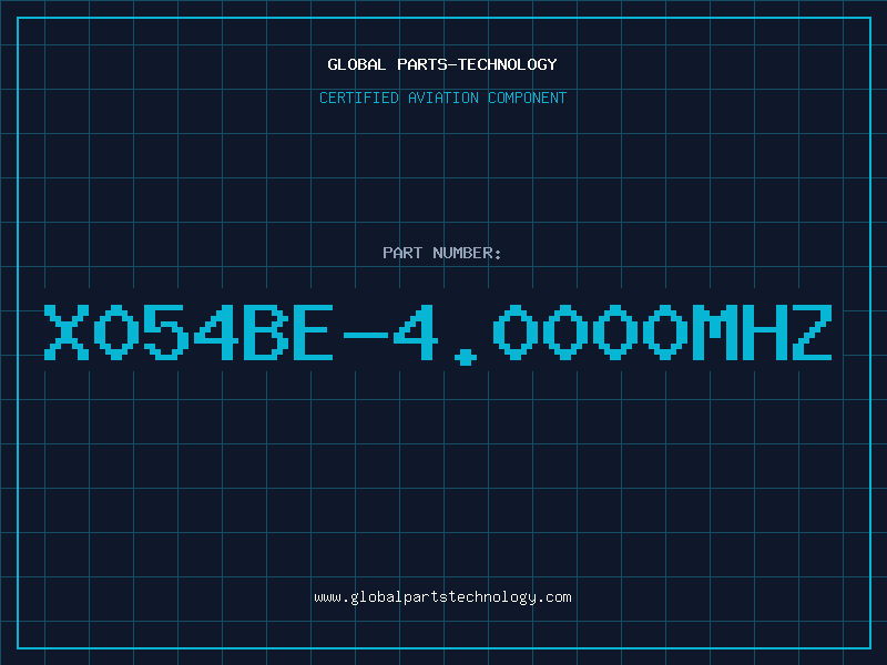 Aviation Part X054BE-4.0000MHZ