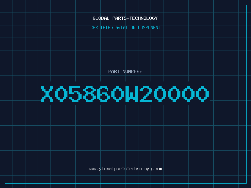 Aviation Part X05860W20000