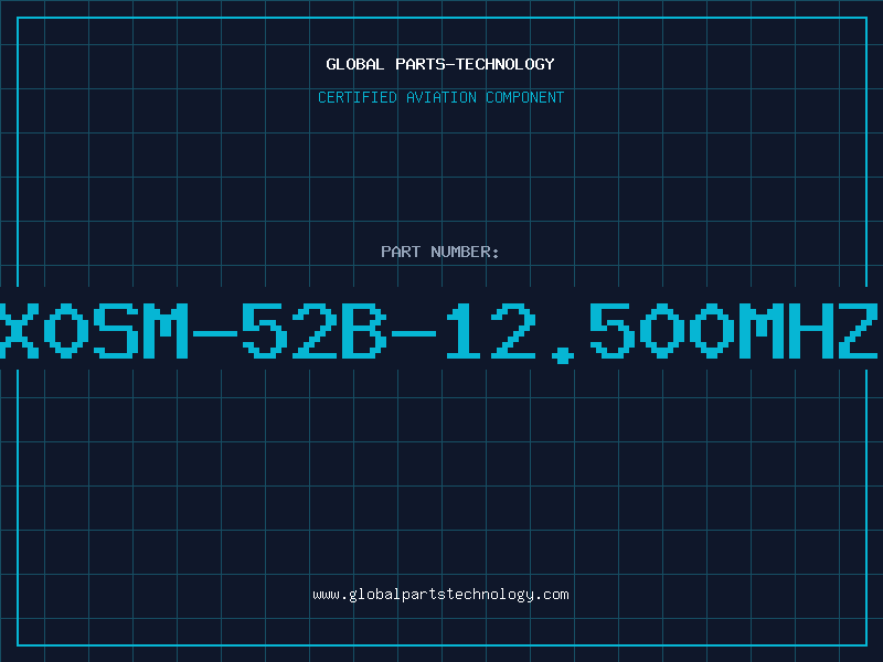 Aviation Part X0SM-52B-12.500MHZ