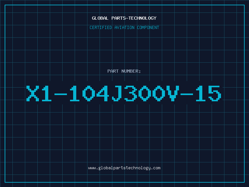 Aviation Part X1-104J300V-15