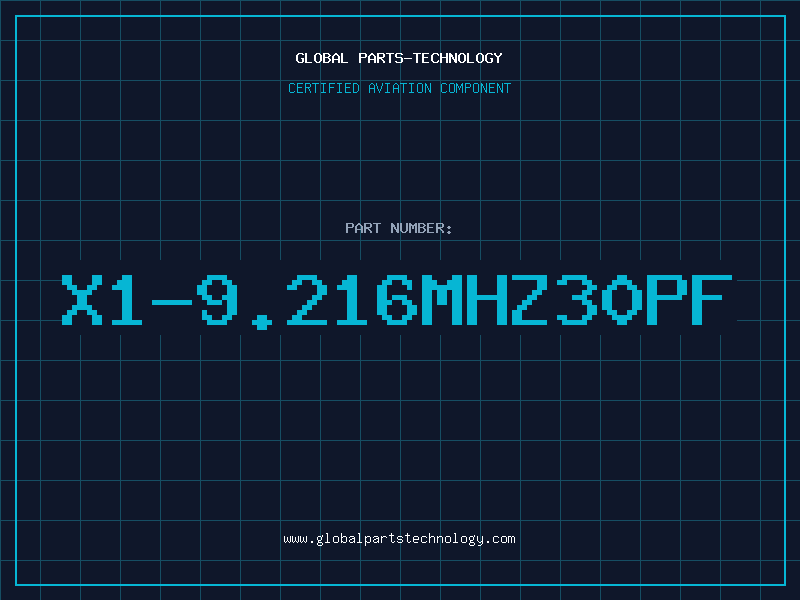 Aviation Part X1-9.216MHZ30PF