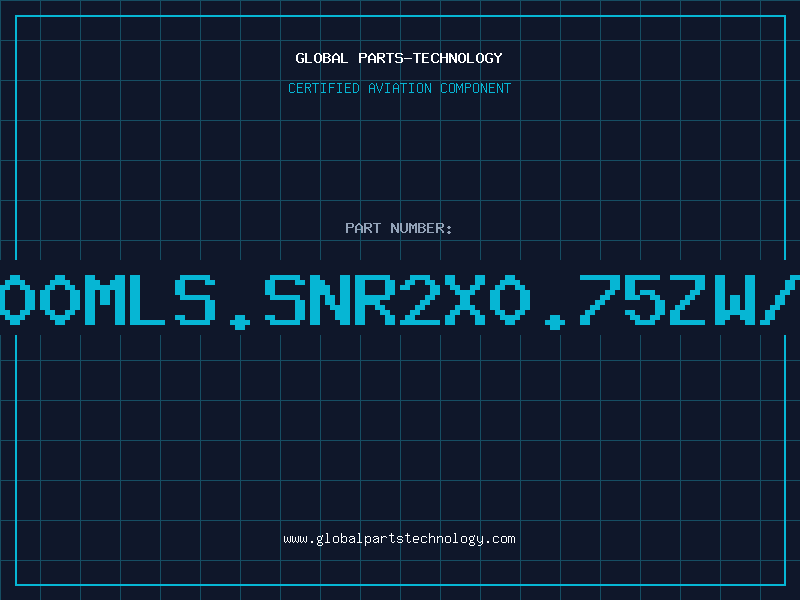 Aviation Part X100MLS.SNR2X0.75ZW/RD