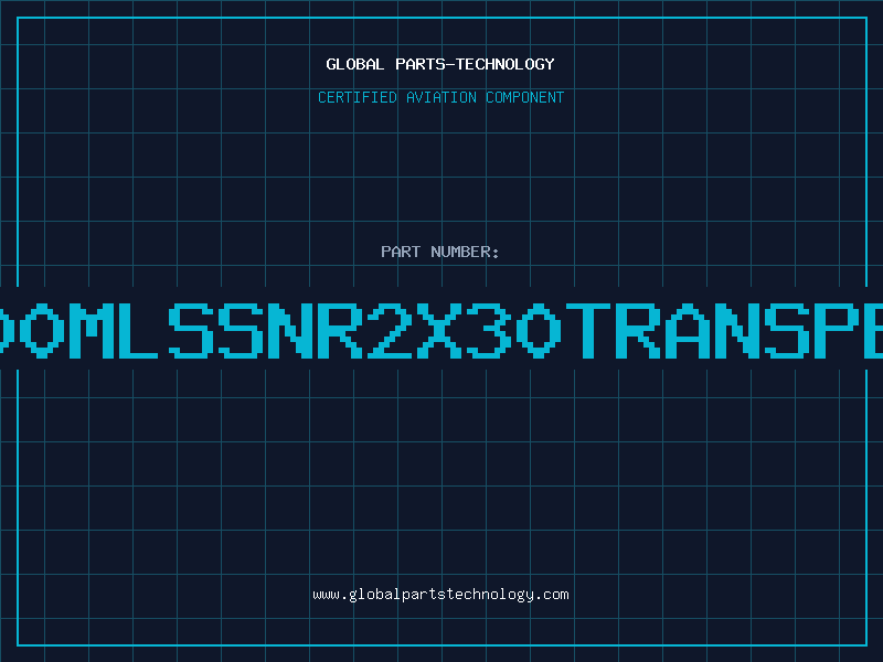 Aviation Part X100MLSSNR2X30TRANSPBEL