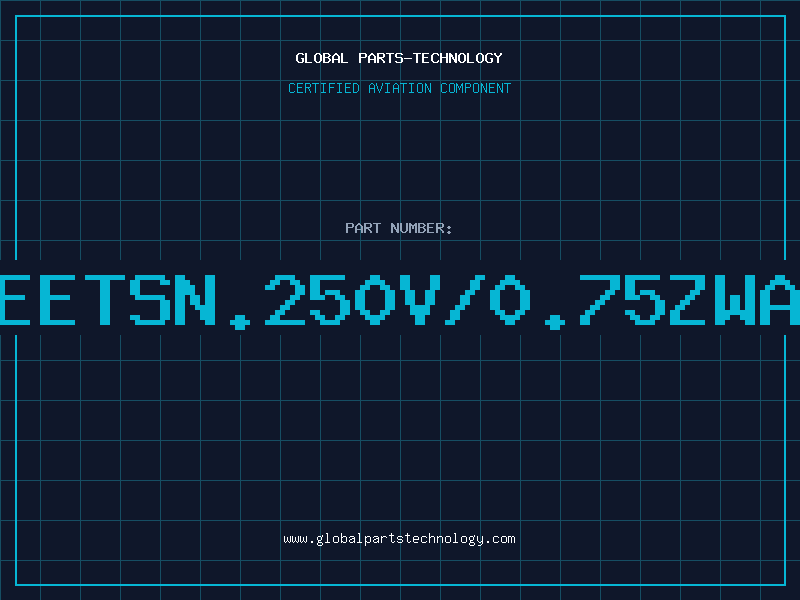Aviation Part X100MMEETSN.250V/0.75ZWART-BEL
