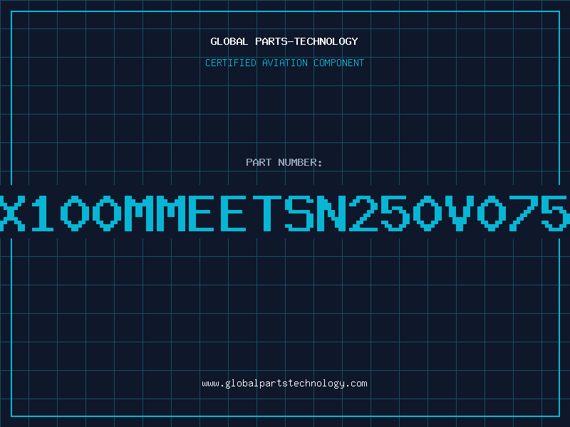 Aviation Part X100MMEETSN250V075