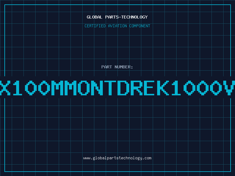 Aviation Part X100MMONTDREK1000V