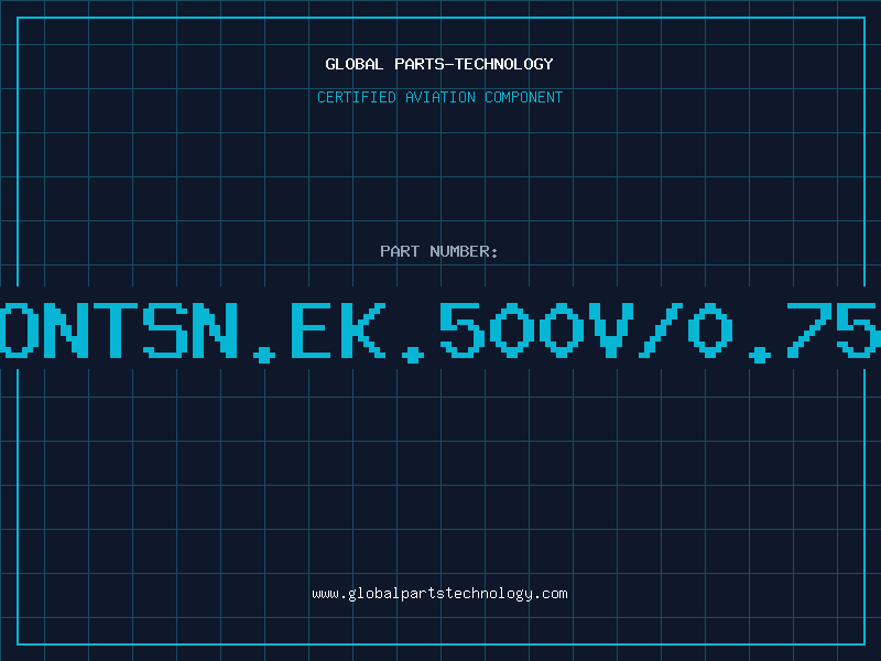 Aviation Part X100MMONTSN.EK.500V/0.75OR-BEL