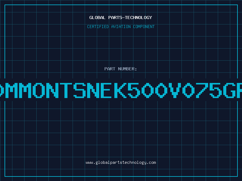 Aviation Part X100MMONTSNEK500V075GRYSB