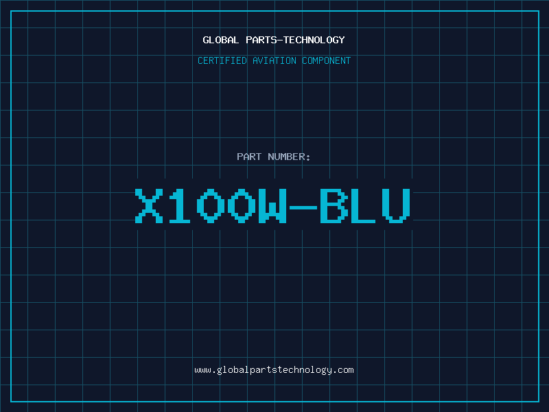 Aviation Part X100W-BLU