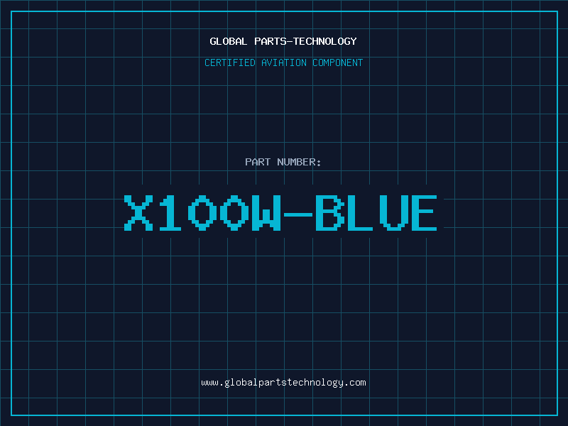Aviation Part X100W-BLUE