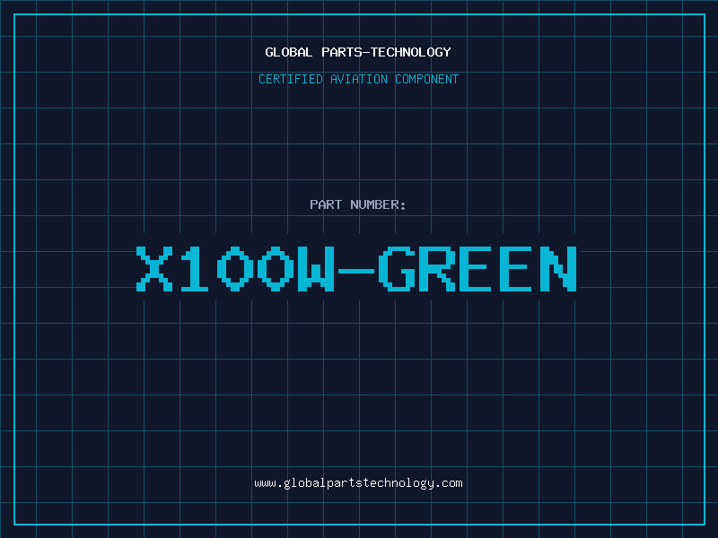 Aviation Part X100W-GREEN