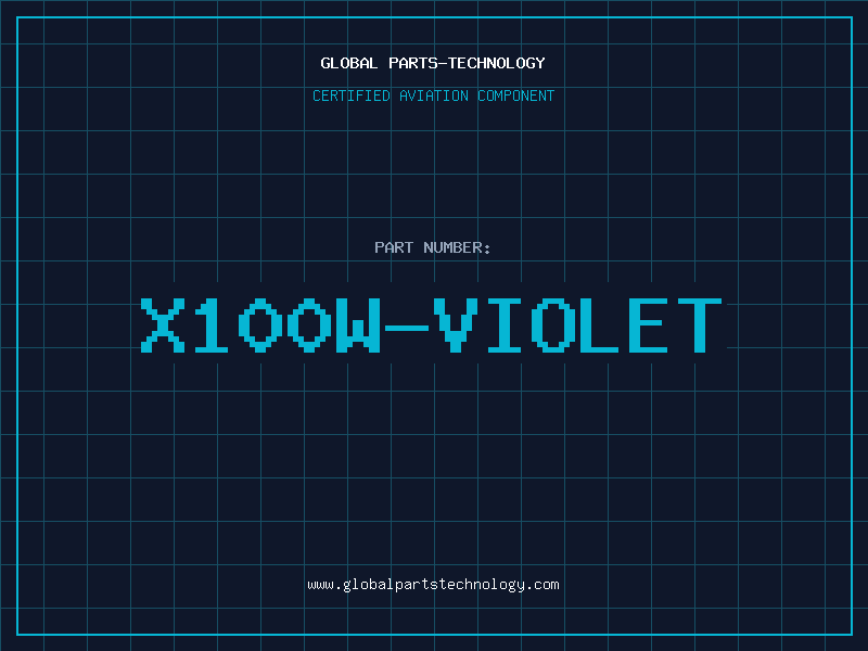 Aviation Part X100W-VIOLET