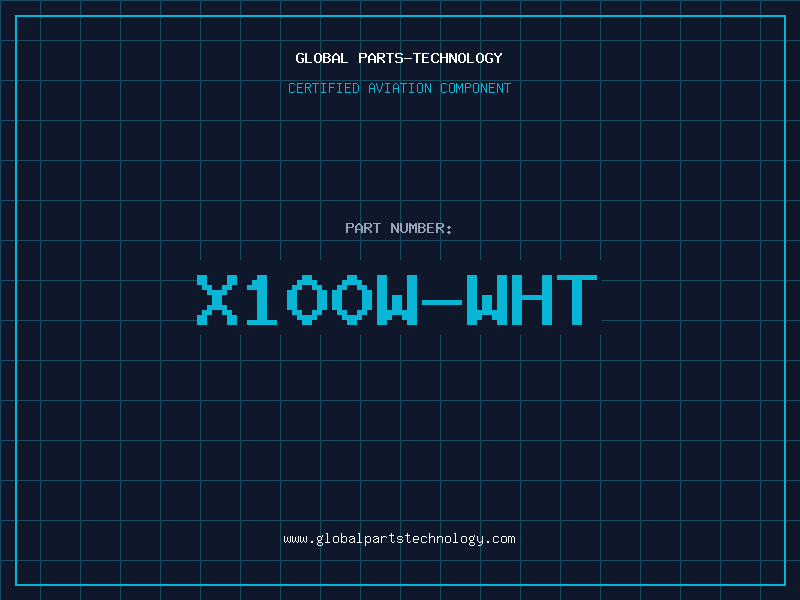 Aviation Part X100W-WHT