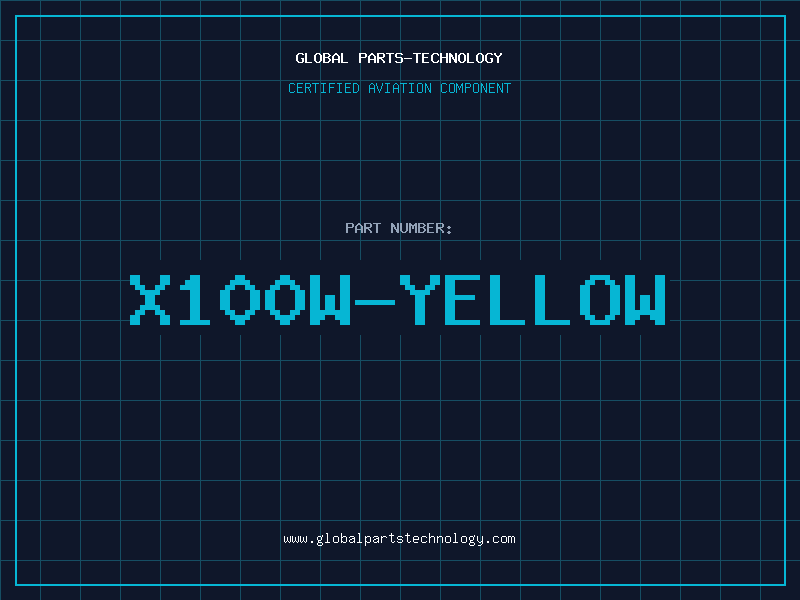 Aviation Part X100W-YELLOW
