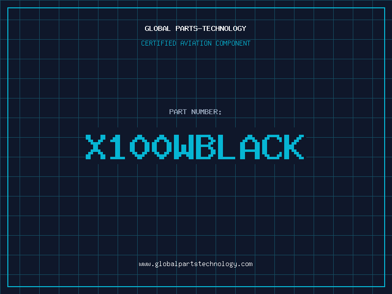 Aviation Part X100WBLACK