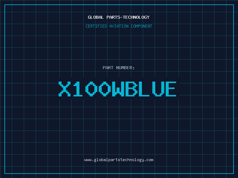 Aviation Part X100WBLUE