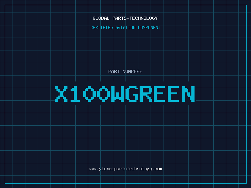 Aviation Part X100WGREEN