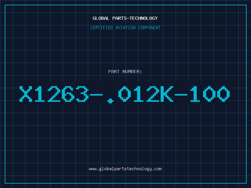 Aviation Part X1263-.012K-100