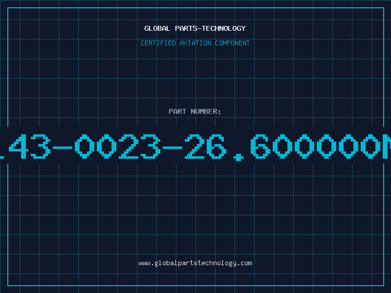 Aviation Part X143-0023-26.600000MH