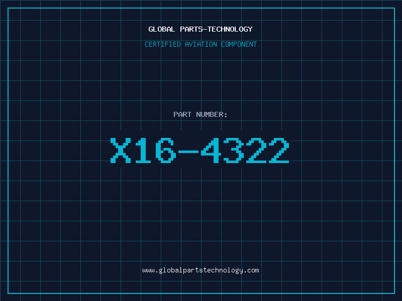 Aviation Part X16-4322