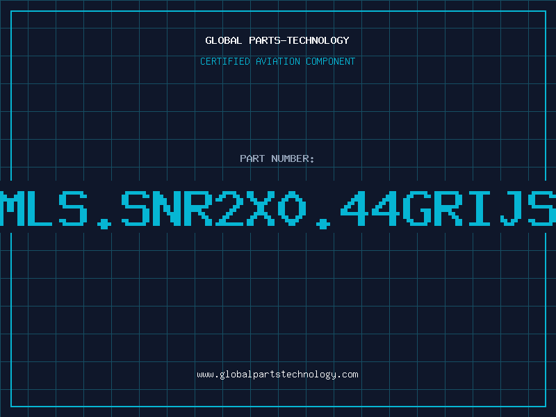 Aviation Part X200MLS.SNR2X0.44GRIJS-BEL
