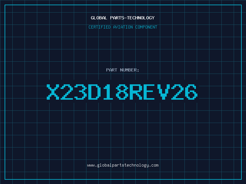 Aviation Part X23D18REV26