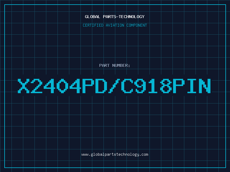 Aviation Part X2404PD/C918PIN