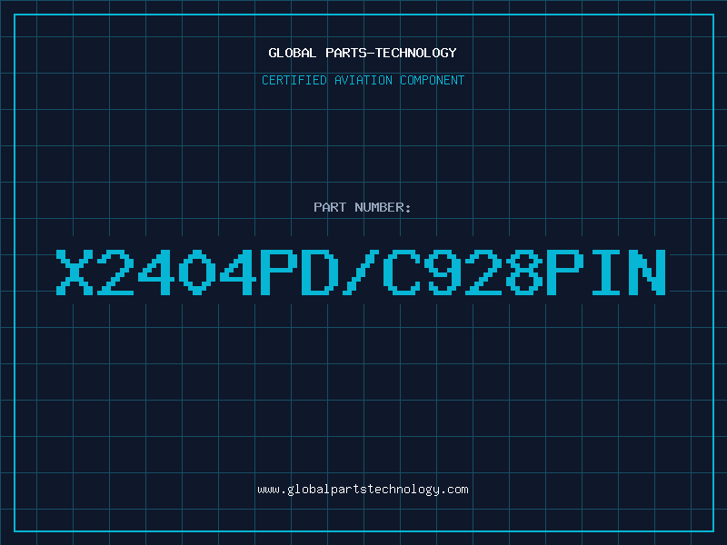 Aviation Part X2404PD/C928PIN