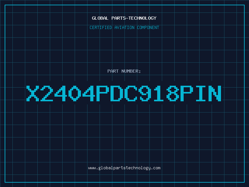 Aviation Part X2404PDC918PIN