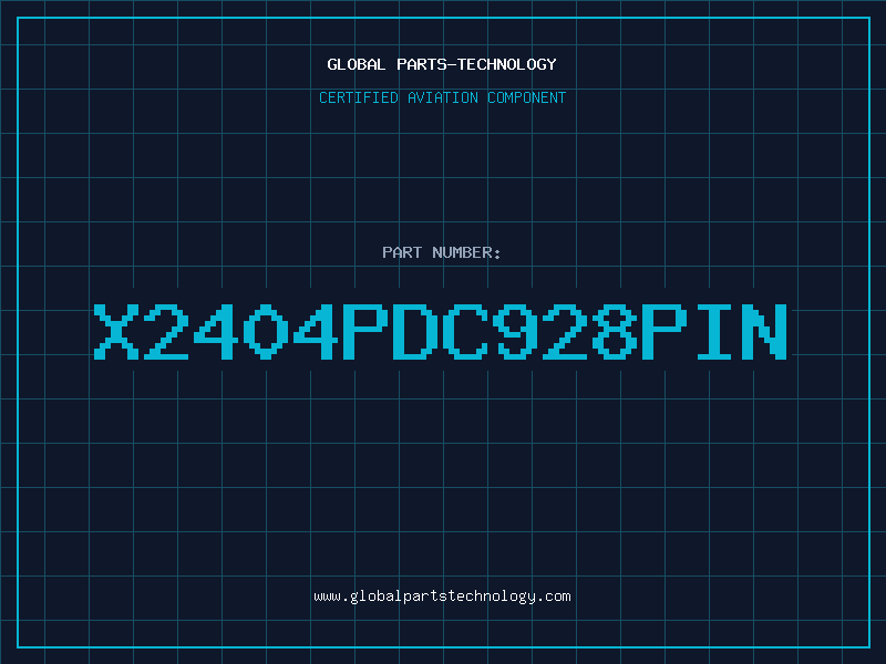 Aviation Part X2404PDC928PIN
