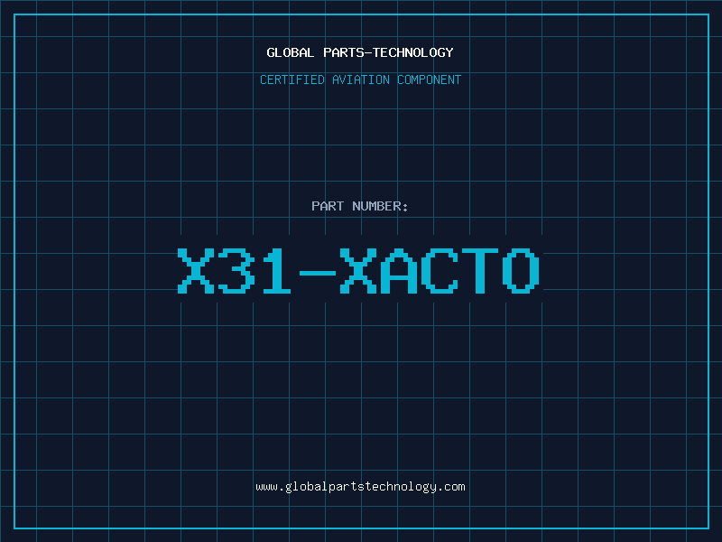 Aviation Part X31-XACTO