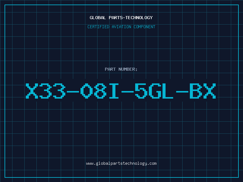 Aviation Part X33-08I-5GL-BX