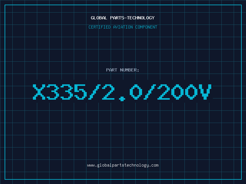 Aviation Part X335/2.0/200V