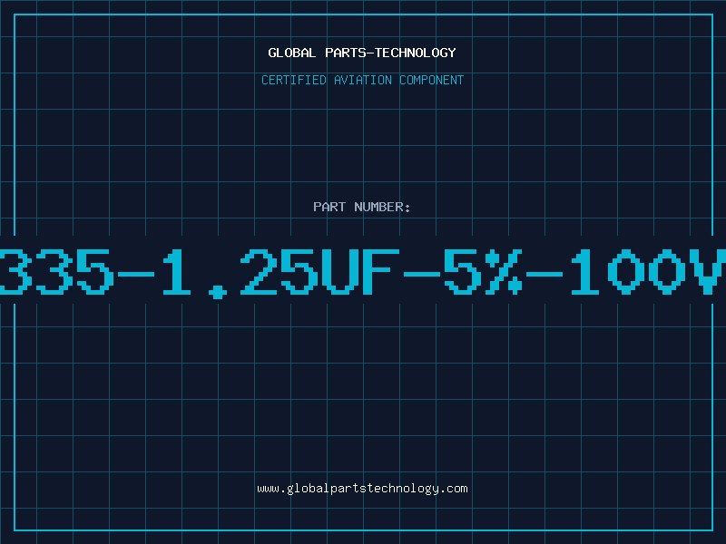 Aviation Part X335-1.25UF-5%-100VP