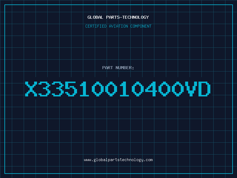 Aviation Part X33510010400VD