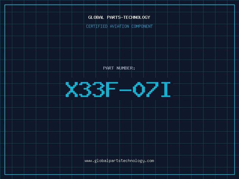 Aviation Part X33F-07I