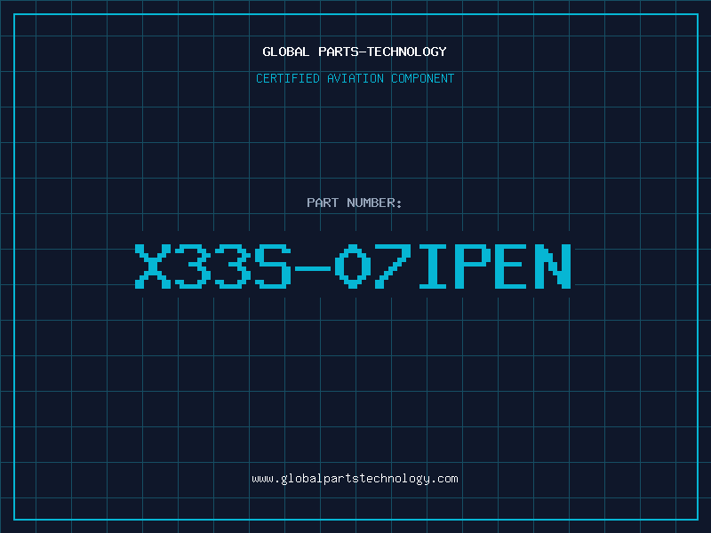 Aviation Part X33S-07IPEN