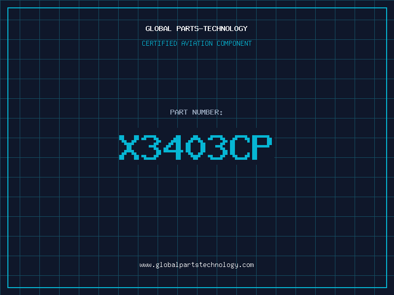 Aviation Part X3403CP