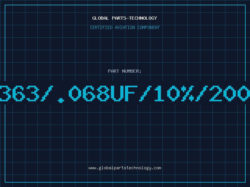 Aviation Part X363/.068UF/10%/200V