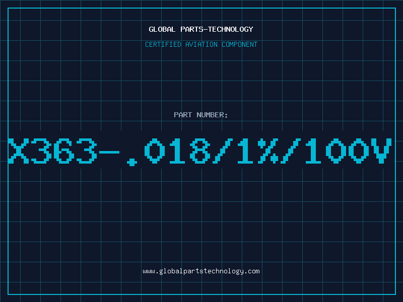 Aviation Part X363-.018/1%/100V