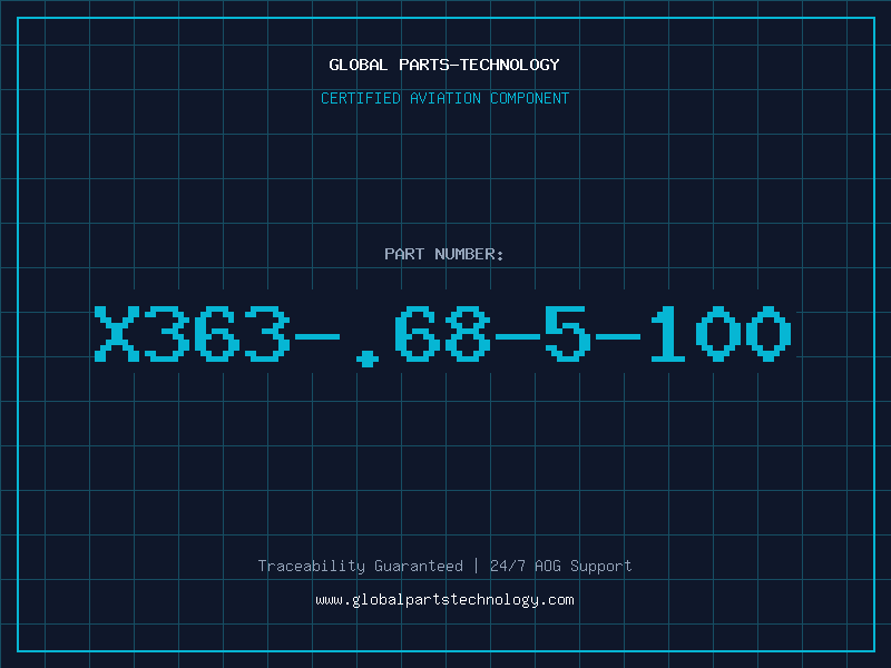 Aviation Part X363-.68-5-100