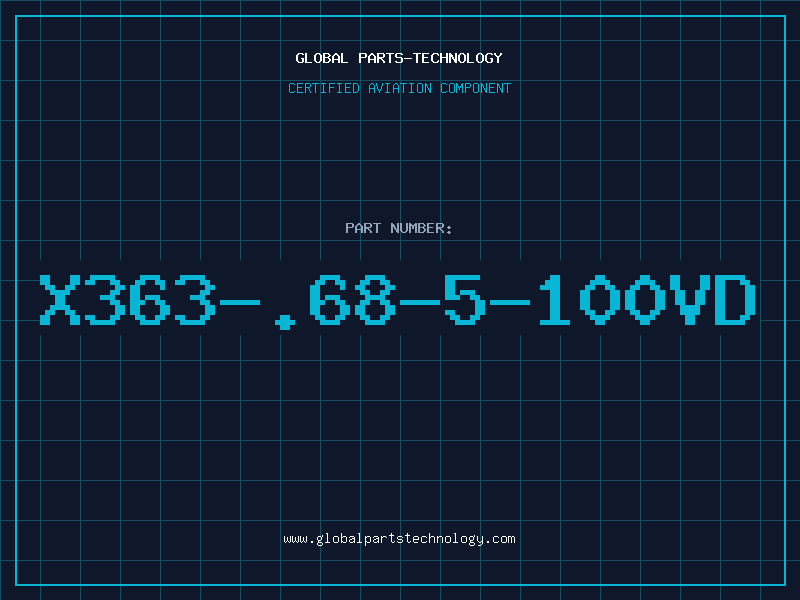 Aviation Part X363-.68-5-100VD
